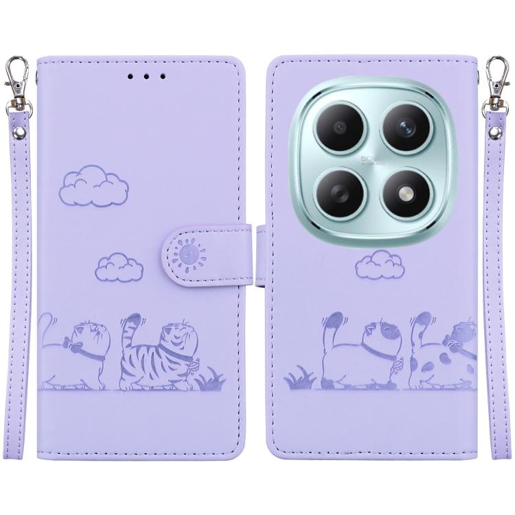 Cute Cats RFID Leather Phone Case, For Redmi A7 Pro 4G / 5G 171mm / Poco C85x 5G, For Redmi 15a 5G, For Redmi Turbo 5 Max 5G / Poco X8 Pro Max 5G, For Redmi Turbo 5 5G / Poco X8 Pro 5G, For Redmi Note 15 Pro+ 5G 163.3mm / Poco M8 Pro 5G                ...
