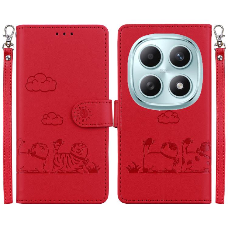 Cute Cats RFID Leather Phone Case, For Redmi A7 Pro 4G / 5G 171mm / Poco C85x 5G, For Redmi 15a 5G, For Redmi Turbo 5 Max 5G / Poco X8 Pro Max 5G, For Redmi Turbo 5 5G / Poco X8 Pro 5G, For Redmi Note 15 Pro+ 5G 163.3mm / Poco M8 Pro 5G                ...