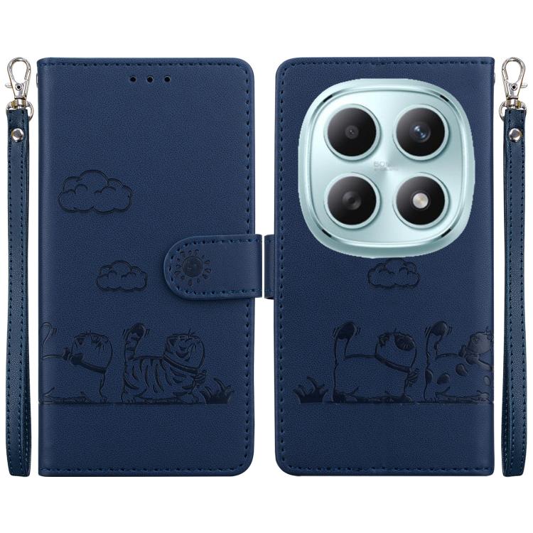 Cute Cats RFID Leather Phone Case, For Redmi A7 Pro 4G / 5G 171mm / Poco C85x 5G, For Redmi 15a 5G, For Redmi Turbo 5 Max 5G / Poco X8 Pro Max 5G, For Redmi Turbo 5 5G / Poco X8 Pro 5G, For Redmi Note 15 Pro+ 5G 163.3mm / Poco M8 Pro 5G                ...
