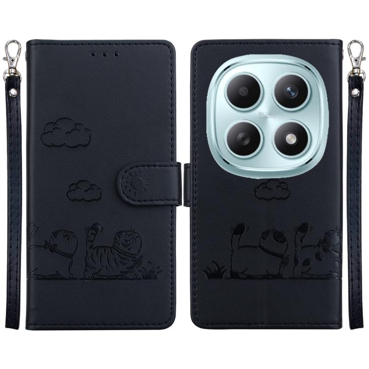 Cute Cats RFID Leather Phone Case, For Redmi A7 Pro 4G / 5G 171mm / Poco C85x 5G, For Redmi 15a 5G, For Redmi Turbo 5 Max 5G / Poco X8 Pro Max 5G, For Redmi Turbo 5 5G / Poco X8 Pro 5G, For Redmi Note 15 Pro+ 5G 163.3mm / Poco M8 Pro 5G                ...