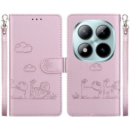 Cute Cats RFID Leather Phone Case, For Redmi A7 Pro 4G / 5G 171mm / Poco C85x 5G, For Redmi 15a 5G, For Redmi Turbo 5 Max 5G / Poco X8 Pro Max 5G, For Redmi Turbo 5 5G / Poco X8 Pro 5G, For Redmi Note 15 Pro+ 5G 163.3mm / Poco M8 Pro 5G                ...