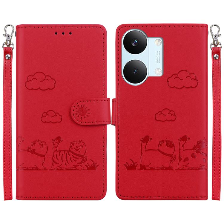 Cute Cats RFID Leather Phone Case, For Redmi A7 Pro 4G / 5G 171mm / Poco C85x 5G, For Redmi 15a 5G, For Redmi Turbo 5 Max 5G / Poco X8 Pro Max 5G, For Redmi Turbo 5 5G / Poco X8 Pro 5G, For Redmi Note 15 Pro+ 5G 163.3mm / Poco M8 Pro 5G                ...