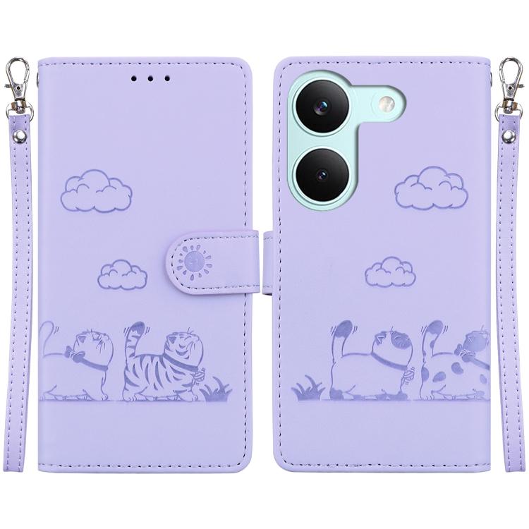 Cute Cats RFID Leather Phone Case, For Redmi A7 Pro 4G / 5G 171mm / Poco C85x 5G, For Redmi 15a 5G, For Redmi Turbo 5 Max 5G / Poco X8 Pro Max 5G, For Redmi Turbo 5 5G / Poco X8 Pro 5G, For Redmi Note 15 Pro+ 5G 163.3mm / Poco M8 Pro 5G                ...