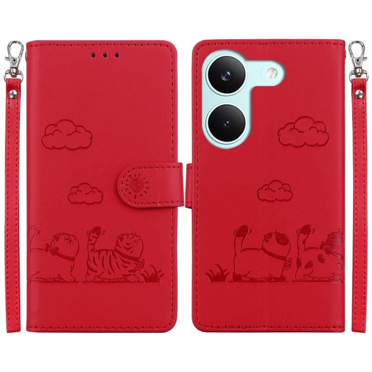 Cute Cats RFID Leather Phone Case, For Redmi A7 Pro 4G / 5G 171mm / Poco C85x 5G, For Redmi 15a 5G, For Redmi Turbo 5 Max 5G / Poco X8 Pro Max 5G, For Redmi Turbo 5 5G / Poco X8 Pro 5G, For Redmi Note 15 Pro+ 5G 163.3mm / Poco M8 Pro 5G                ...