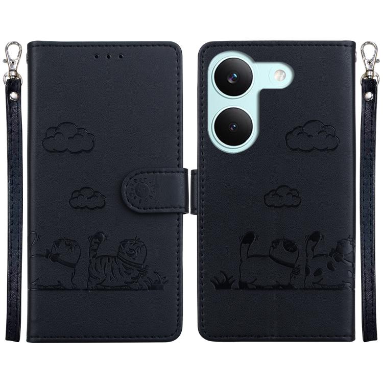 Cute Cats RFID Leather Phone Case, For Redmi A7 Pro 4G / 5G 171mm / Poco C85x 5G, For Redmi 15a 5G, For Redmi Turbo 5 Max 5G / Poco X8 Pro Max 5G, For Redmi Turbo 5 5G / Poco X8 Pro 5G, For Redmi Note 15 Pro+ 5G 163.3mm / Poco M8 Pro 5G                ...