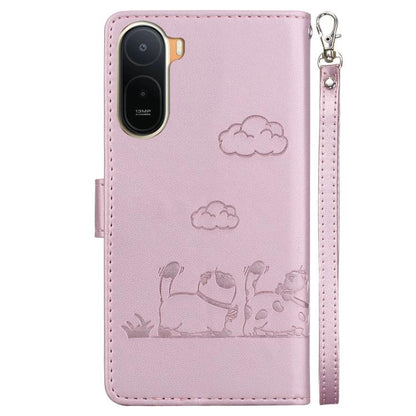 Cute Cats RFID Leather Phone Case, For Redmi A7 Pro 4G / 5G 171mm / Poco C85x 5G, For Redmi 15a 5G, For Redmi Turbo 5 Max 5G / Poco X8 Pro Max 5G, For Redmi Turbo 5 5G / Poco X8 Pro 5G, For Redmi Note 15 Pro+ 5G 163.3mm / Poco M8 Pro 5G                ...