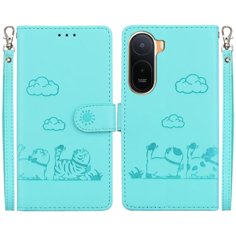 Cute Cats RFID Leather Phone Case, For Redmi A7 Pro 4G / 5G 171mm / Poco C85x 5G, For Redmi 15a 5G, For Redmi Turbo 5 Max 5G / Poco X8 Pro Max 5G, For Redmi Turbo 5 5G / Poco X8 Pro 5G, For Redmi Note 15 Pro+ 5G 163.3mm / Poco M8 Pro 5G                ...
