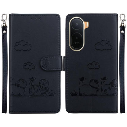 Cute Cats RFID Leather Phone Case, For Redmi A7 Pro 4G / 5G 171mm / Poco C85x 5G, For Redmi 15a 5G, For Redmi Turbo 5 Max 5G / Poco X8 Pro Max 5G, For Redmi Turbo 5 5G / Poco X8 Pro 5G, For Redmi Note 15 Pro+ 5G 163.3mm / Poco M8 Pro 5G                ...
