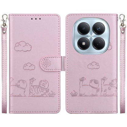 Cute Cats RFID Leather Phone Case, For Redmi A7 Pro 4G / 5G 171mm / Poco C85x 5G, For Redmi 15a 5G, For Redmi Turbo 5 Max 5G / Poco X8 Pro Max 5G, For Redmi Turbo 5 5G / Poco X8 Pro 5G, For Redmi Note 15 Pro+ 5G 163.3mm / Poco M8 Pro 5G                ...