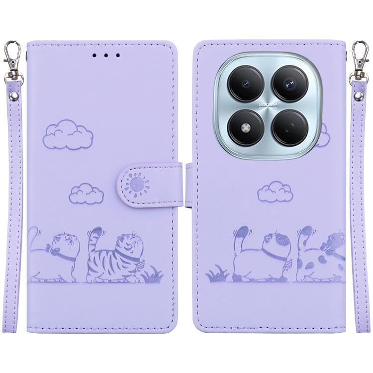 Cute Cats RFID Leather Phone Case, For Redmi A7 Pro 4G / 5G 171mm / Poco C85x 5G, For Redmi 15a 5G, For Redmi Turbo 5 Max 5G / Poco X8 Pro Max 5G, For Redmi Turbo 5 5G / Poco X8 Pro 5G, For Redmi Note 15 Pro+ 5G 163.3mm / Poco M8 Pro 5G                ...
