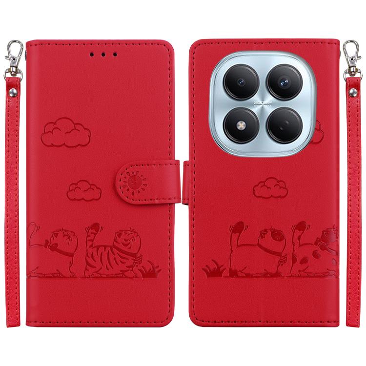 Cute Cats RFID Leather Phone Case, For Redmi A7 Pro 4G / 5G 171mm / Poco C85x 5G, For Redmi 15a 5G, For Redmi Turbo 5 Max 5G / Poco X8 Pro Max 5G, For Redmi Turbo 5 5G / Poco X8 Pro 5G, For Redmi Note 15 Pro+ 5G 163.3mm / Poco M8 Pro 5G                ...