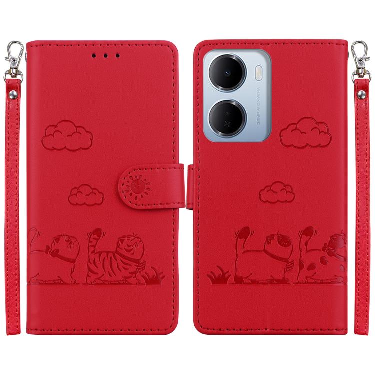 Cute Cats RFID Leather Phone Case, For Redmi A7 Pro 4G / 5G 171mm / Poco C85x 5G, For Redmi 15a 5G, For Redmi Turbo 5 Max 5G / Poco X8 Pro Max 5G, For Redmi Turbo 5 5G / Poco X8 Pro 5G, For Redmi Note 15 Pro+ 5G 163.3mm / Poco M8 Pro 5G                ...