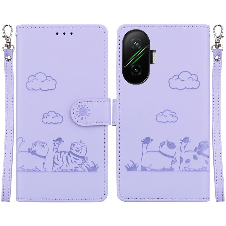 Cute Cats RFID Leather Phone Case, For Redmi A7 Pro 4G / 5G 171mm / Poco C85x 5G, For Redmi 15a 5G, For Redmi Turbo 5 Max 5G / Poco X8 Pro Max 5G, For Redmi Turbo 5 5G / Poco X8 Pro 5G, For Redmi Note 15 Pro+ 5G 163.3mm / Poco M8 Pro 5G                ...