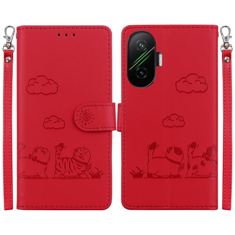 Cute Cats RFID Leather Phone Case, For Redmi A7 Pro 4G / 5G 171mm / Poco C85x 5G, For Redmi 15a 5G, For Redmi Turbo 5 Max 5G / Poco X8 Pro Max 5G, For Redmi Turbo 5 5G / Poco X8 Pro 5G, For Redmi Note 15 Pro+ 5G 163.3mm / Poco M8 Pro 5G                ...