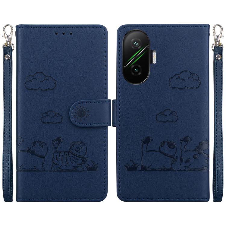 Cute Cats RFID Leather Phone Case, For Redmi A7 Pro 4G / 5G 171mm / Poco C85x 5G, For Redmi 15a 5G, For Redmi Turbo 5 Max 5G / Poco X8 Pro Max 5G, For Redmi Turbo 5 5G / Poco X8 Pro 5G, For Redmi Note 15 Pro+ 5G 163.3mm / Poco M8 Pro 5G                ...