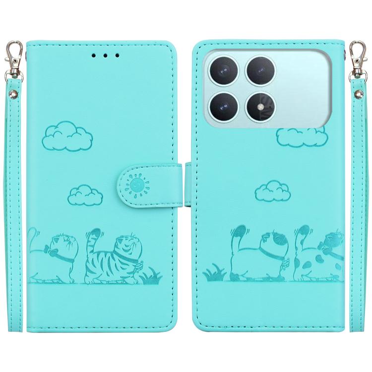 Cute Cats RFID Leather Phone Case, For Redmi A7 Pro 4G / 5G 171mm / Poco C85x 5G, For Redmi 15a 5G, For Redmi Turbo 5 Max 5G / Poco X8 Pro Max 5G, For Redmi Turbo 5 5G / Poco X8 Pro 5G, For Redmi Note 15 Pro+ 5G 163.3mm / Poco M8 Pro 5G                ...