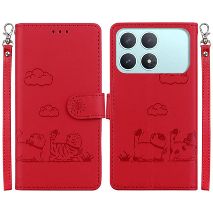 Cute Cats RFID Leather Phone Case, For Redmi A7 Pro 4G / 5G 171mm / Poco C85x 5G, For Redmi 15a 5G, For Redmi Turbo 5 Max 5G / Poco X8 Pro Max 5G, For Redmi Turbo 5 5G / Poco X8 Pro 5G, For Redmi Note 15 Pro+ 5G 163.3mm / Poco M8 Pro 5G                ...