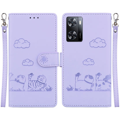 Cute Cats RFID Leather Phone Case, For Realme 12+, For Realme C53, For Realme 12 Pro+ Global, For Realme C67 4G Global, For Realme 11 Pro 5G, For Realme C65 4G, For Realme C55, For Realme V23