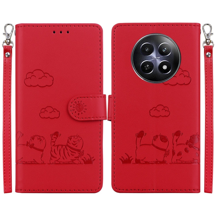 Cute Cats RFID Leather Phone Case, For Realme C100 4G / C100i 4G, For Realme 16 5G, For Realme 16 Pro+ 5G, For Realme 16 Pro 5G, For Realme 15T 5G, For Realme Narzo 80 Lite 4G / C71 India, For Realme 15 5G / Realme 15 Pro 5G, For Realme 14             ...