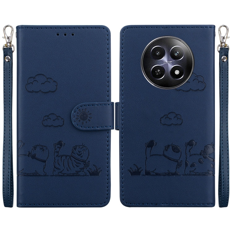 Cute Cats RFID Leather Phone Case, For Realme C100 4G / C100i 4G, For Realme 16 5G, For Realme 16 Pro+ 5G, For Realme 16 Pro 5G, For Realme 15T 5G, For Realme Narzo 80 Lite 4G / C71 India, For Realme 15 5G / Realme 15 Pro 5G, For Realme 14             ...