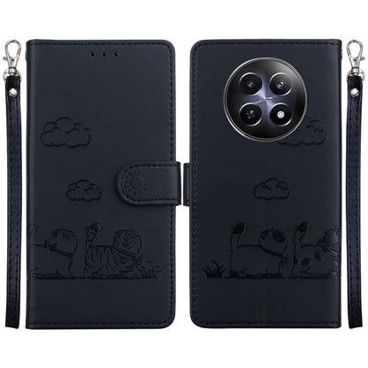 Cute Cats RFID Leather Phone Case, For Realme C100 4G / C100i 4G, For Realme 16 5G, For Realme 16 Pro+ 5G, For Realme 16 Pro 5G, For Realme 15T 5G, For Realme Narzo 80 Lite 4G / C71 India, For Realme 15 5G / Realme 15 Pro 5G, For Realme 14             ...