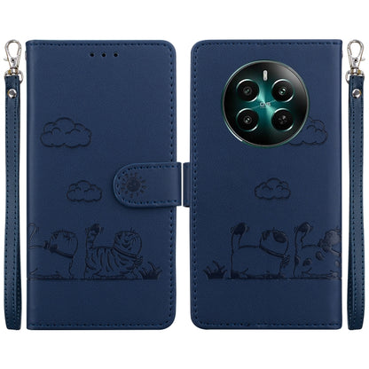 Cute Cats RFID Leather Phone Case, For Realme 12+, For Realme C53, For Realme 12 Pro+ Global, For Realme C67 4G Global, For Realme 11 Pro 5G, For Realme C65 4G, For Realme C55, For Realme V23