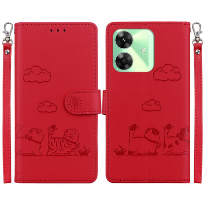 Cute Cats RFID Leather Phone Case, For Realme C100 4G / C100i 4G, For Realme 16 5G, For Realme 16 Pro+ 5G, For Realme 16 Pro 5G, For Realme 15T 5G, For Realme Narzo 80 Lite 4G / C71 India, For Realme 15 5G / Realme 15 Pro 5G, For Realme 14             ...