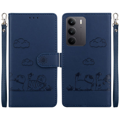 Cute Cats RFID Leather Phone Case, For Realme C100 4G / C100i 4G, For Realme 16 5G, For Realme 16 Pro+ 5G, For Realme 16 Pro 5G, For Realme 15T 5G, For Realme Narzo 80 Lite 4G / C71 India, For Realme 15 5G / Realme 15 Pro 5G, For Realme 14             ...