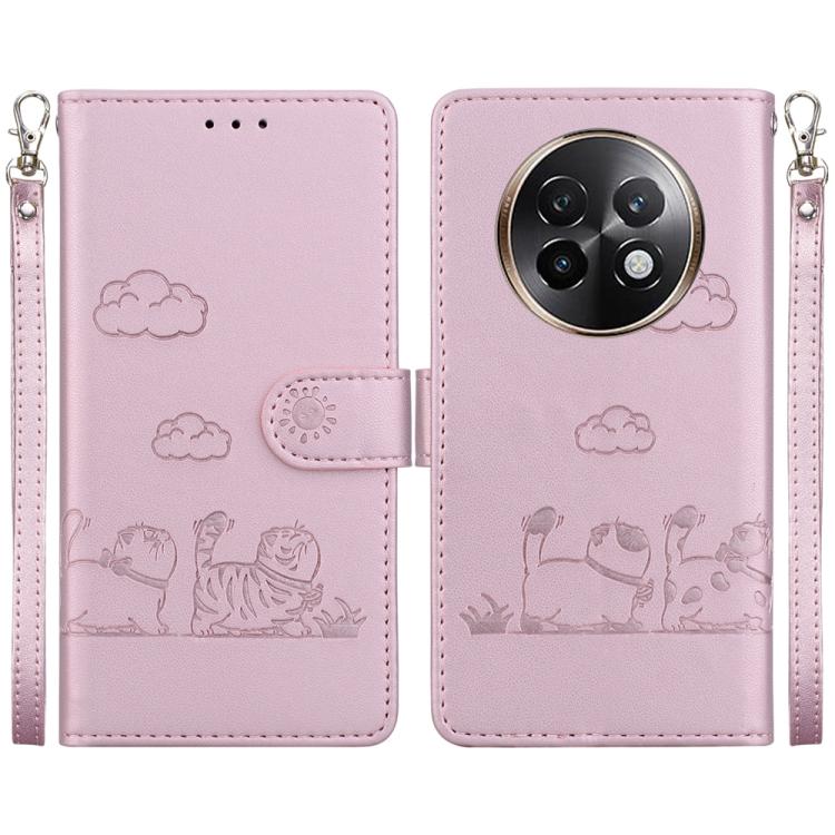Cute Cats RFID Leather Phone Case, For Realme C100 4G / C100i 4G, For Realme 16 5G, For Realme 16 Pro+ 5G, For Realme 16 Pro 5G, For Realme 15T 5G, For Realme Narzo 80 Lite 4G / C71 India, For Realme 15 5G / Realme 15 Pro 5G, For Realme 14             ...