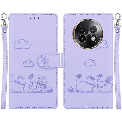 Cute Cats RFID Leather Phone Case, For Realme C100 4G / C100i 4G, For Realme 16 5G, For Realme 16 Pro+ 5G, For Realme 16 Pro 5G, For Realme 15T 5G, For Realme Narzo 80 Lite 4G / C71 India, For Realme 15 5G / Realme 15 Pro 5G, For Realme 14             ...