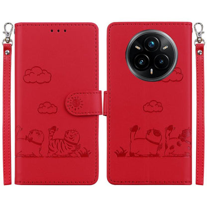 Cute Cats RFID Leather Phone Case, For Realme C100 4G / C100i 4G, For Realme 16 5G, For Realme 16 Pro+ 5G, For Realme 16 Pro 5G, For Realme 15T 5G, For Realme Narzo 80 Lite 4G / C71 India, For Realme 15 5G / Realme 15 Pro 5G, For Realme 14             ...
