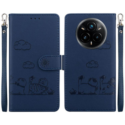 Cute Cats RFID Leather Phone Case, For Realme C100 4G / C100i 4G, For Realme 16 5G, For Realme 16 Pro+ 5G, For Realme 16 Pro 5G, For Realme 15T 5G, For Realme Narzo 80 Lite 4G / C71 India, For Realme 15 5G / Realme 15 Pro 5G, For Realme 14             ...