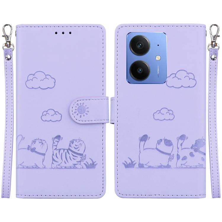 Cute Cats RFID Leather Phone Case, For Realme C100 4G / C100i 4G, For Realme 16 5G, For Realme 16 Pro+ 5G, For Realme 16 Pro 5G, For Realme 15T 5G, For Realme Narzo 80 Lite 4G / C71 India, For Realme 15 5G / Realme 15 Pro 5G, For Realme 14             ...