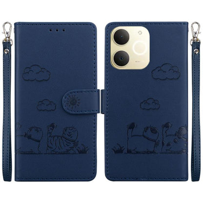 Cute Cats RFID Leather Phone Case, For Realme C100 4G / C100i 4G, For Realme 16 5G, For Realme 16 Pro+ 5G, For Realme 16 Pro 5G, For Realme 15T 5G, For Realme Narzo 80 Lite 4G / C71 India, For Realme 15 5G / Realme 15 Pro 5G, For Realme 14             ...
