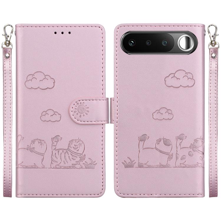 Cute Cats RFID Leather Phone Case, For Realme C100 4G / C100i 4G, For Realme 16 5G, For Realme 16 Pro+ 5G, For Realme 16 Pro 5G, For Realme 15T 5G, For Realme Narzo 80 Lite 4G / C71 India, For Realme 15 5G / Realme 15 Pro 5G, For Realme 14             ...