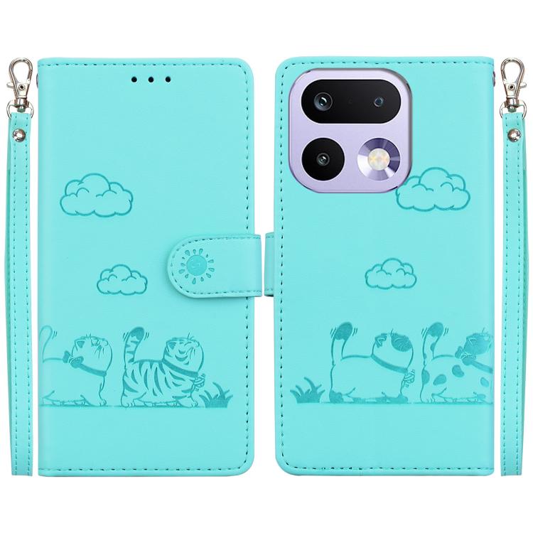 Cute Cats RFID Leather Phone Case, For Realme C100 4G / C100i 4G, For Realme 16 5G, For Realme 16 Pro+ 5G, For Realme 16 Pro 5G, For Realme 15T 5G, For Realme Narzo 80 Lite 4G / C71 India, For Realme 15 5G / Realme 15 Pro 5G, For Realme 14             ...