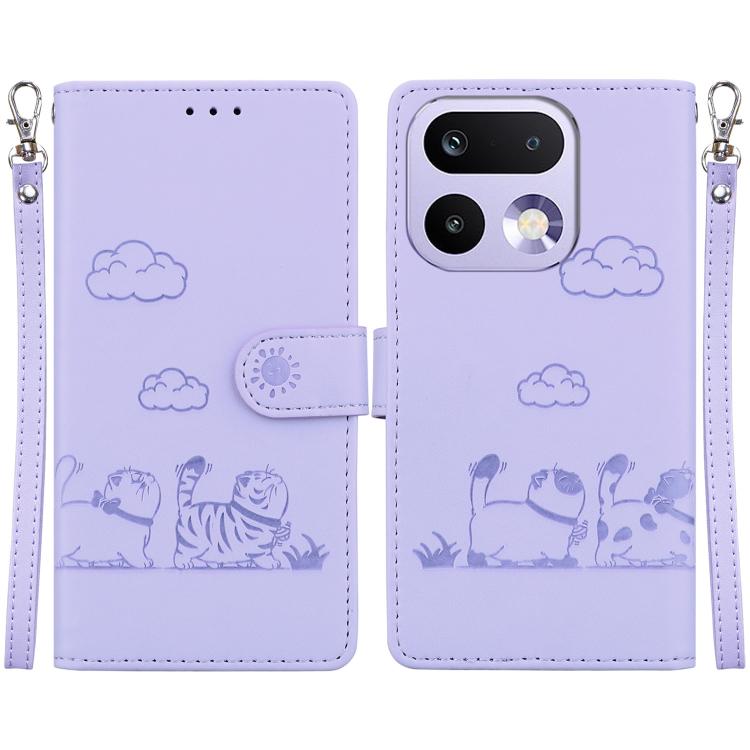 Cute Cats RFID Leather Phone Case, For Realme C100 4G / C100i 4G, For Realme 16 5G, For Realme 16 Pro+ 5G, For Realme 16 Pro 5G, For Realme 15T 5G, For Realme Narzo 80 Lite 4G / C71 India, For Realme 15 5G / Realme 15 Pro 5G, For Realme 14             ...