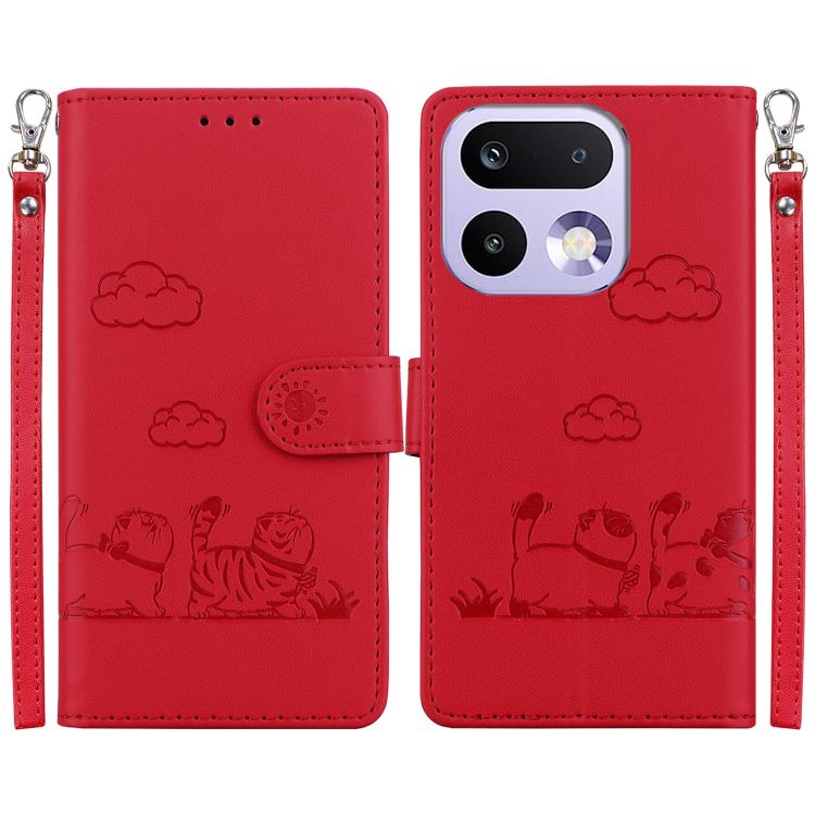 Cute Cats RFID Leather Phone Case, For Realme C100 4G / C100i 4G, For Realme 16 5G, For Realme 16 Pro+ 5G, For Realme 16 Pro 5G, For Realme 15T 5G, For Realme Narzo 80 Lite 4G / C71 India, For Realme 15 5G / Realme 15 Pro 5G, For Realme 14             ...