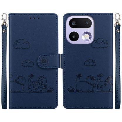Cute Cats RFID Leather Phone Case, For Realme C100 4G / C100i 4G, For Realme 16 5G, For Realme 16 Pro+ 5G, For Realme 16 Pro 5G, For Realme 15T 5G, For Realme Narzo 80 Lite 4G / C71 India, For Realme 15 5G / Realme 15 Pro 5G, For Realme 14             ...
