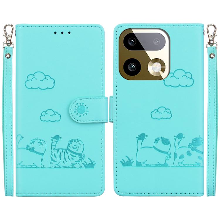 Cute Cats RFID Leather Phone Case, For Realme C100 4G / C100i 4G, For Realme 16 5G, For Realme 16 Pro+ 5G, For Realme 16 Pro 5G, For Realme 15T 5G, For Realme Narzo 80 Lite 4G / C71 India, For Realme 15 5G / Realme 15 Pro 5G, For Realme 14             ...