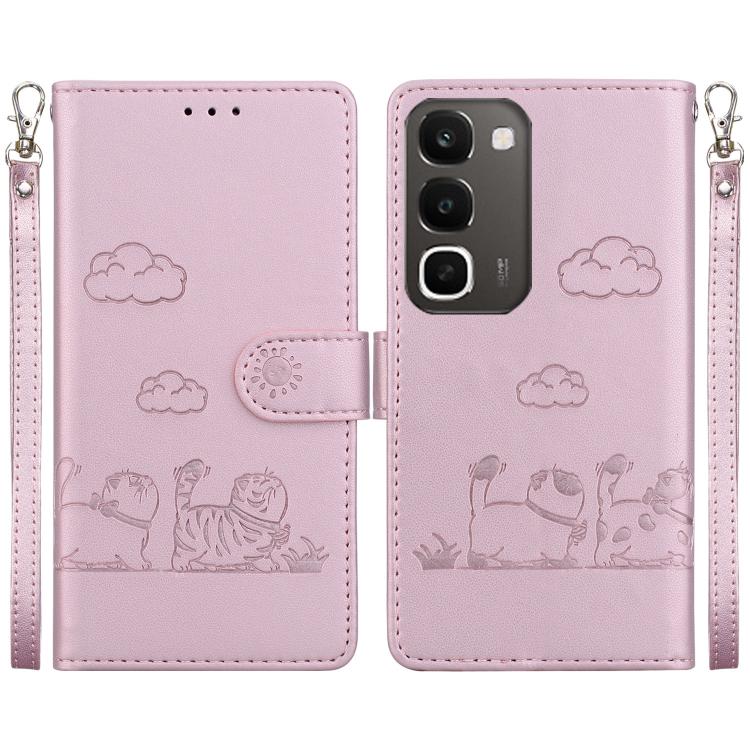 Cute Cats RFID Leather Phone Case, For Realme C100 4G / C100i 4G, For Realme 16 5G, For Realme 16 Pro+ 5G, For Realme 16 Pro 5G, For Realme 15T 5G, For Realme Narzo 80 Lite 4G / C71 India, For Realme 15 5G / Realme 15 Pro 5G, For Realme 14             ...