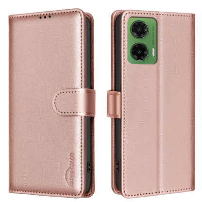 Litchi Texture RFID Anti-theft Leather Phone Case, For Motorola Moto G37 Power 5G, For Motorola Moto G67 5G/G77 5G, For Motorola Edge 70 Fusion 5G, For Motorola Moto G86 5G, For Motorola Moto G56 5G, For Motorola Edge 60 Pro, For Motorola Edge 60 Fusio...