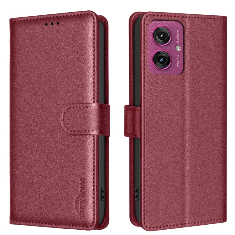 Litchi Texture RFID Anti-theft Leather Phone Case, For Motorola Moto G37 Power 5G, For Motorola Moto G67 5G/G77 5G, For Motorola Edge 70 Fusion 5G, For Motorola Moto G86 5G, For Motorola Moto G56 5G, For Motorola Edge 60 Pro, For Motorola Edge 60 Fusio...
