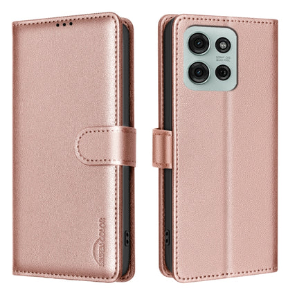 Litchi Texture RFID Anti-theft Leather Phone Case, For Motorola Moto G37 Power 5G, For Motorola Moto G67 5G/G77 5G, For Motorola Edge 70 Fusion 5G, For Motorola Moto G86 5G, For Motorola Moto G56 5G, For Motorola Edge 60 Pro, For Motorola Edge 60 Fusio...