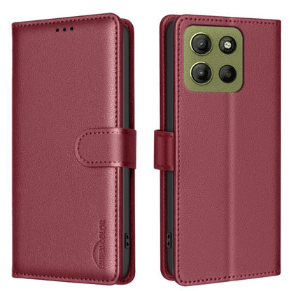 Litchi Texture RFID Anti-theft Leather Phone Case, For Motorola Moto G37 Power 5G, For Motorola Moto G67 5G/G77 5G, For Motorola Edge 70 Fusion 5G, For Motorola Moto G86 5G, For Motorola Moto G56 5G, For Motorola Edge 60 Pro, For Motorola Edge 60 Fusio...