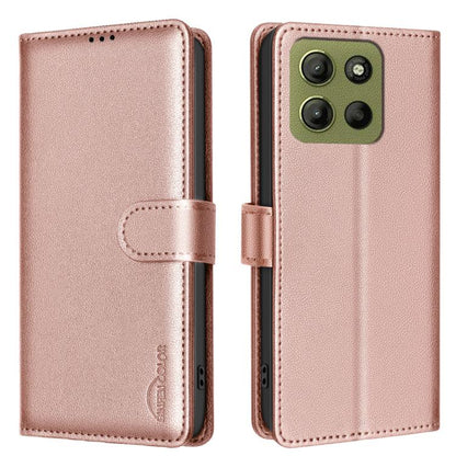 Litchi Texture RFID Anti-theft Leather Phone Case, For Motorola Moto G37 Power 5G, For Motorola Moto G67 5G/G77 5G, For Motorola Edge 70 Fusion 5G, For Motorola Moto G86 5G, For Motorola Moto G56 5G, For Motorola Edge 60 Pro, For Motorola Edge 60 Fusio...