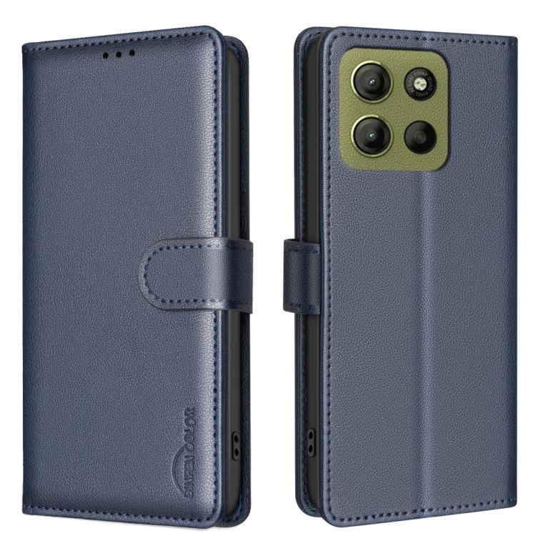 Litchi Texture RFID Anti-theft Leather Phone Case, For Motorola Moto G37 Power 5G, For Motorola Moto G67 5G/G77 5G, For Motorola Edge 70 Fusion 5G, For Motorola Moto G86 5G, For Motorola Moto G56 5G, For Motorola Edge 60 Pro, For Motorola Edge 60 Fusio...