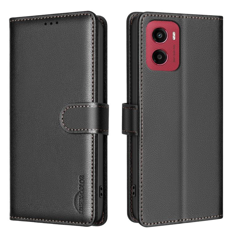 Litchi Texture RFID Anti-theft Leather Phone Case, For Motorola Moto G37 Power 5G, For Motorola Moto G67 5G/G77 5G, For Motorola Edge 70 Fusion 5G, For Motorola Moto G86 5G, For Motorola Moto G56 5G, For Motorola Edge 60 Pro, For Motorola Edge 60 Fusio...