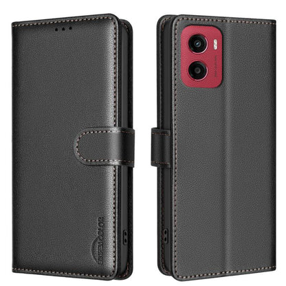 Litchi Texture RFID Anti-theft Leather Phone Case, For Motorola Moto G37 Power 5G, For Motorola Moto G67 5G/G77 5G, For Motorola Edge 70 Fusion 5G, For Motorola Moto G86 5G, For Motorola Moto G56 5G, For Motorola Edge 60 Pro, For Motorola Edge 60 Fusio...