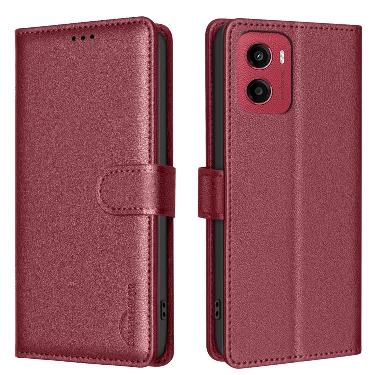 Litchi Texture RFID Anti-theft Leather Phone Case, For Motorola Moto G37 Power 5G, For Motorola Moto G67 5G/G77 5G, For Motorola Edge 70 Fusion 5G, For Motorola Moto G86 5G, For Motorola Moto G56 5G, For Motorola Edge 60 Pro, For Motorola Edge 60 Fusio...